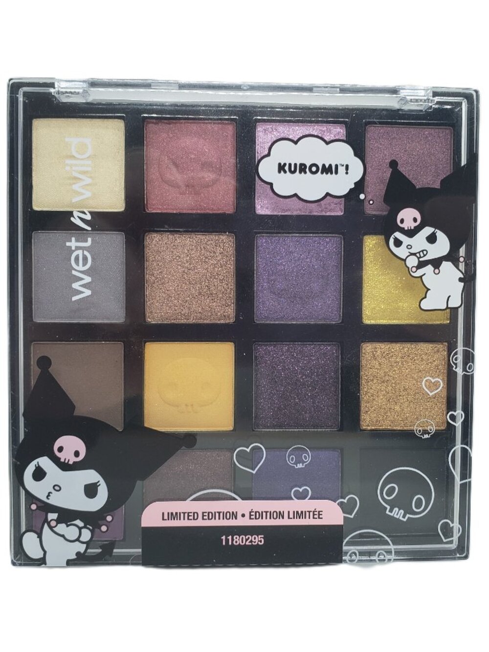 Wet n Wild Kuromi Makeup Eyeshadow Palette 16 Colors My Melody Collection New